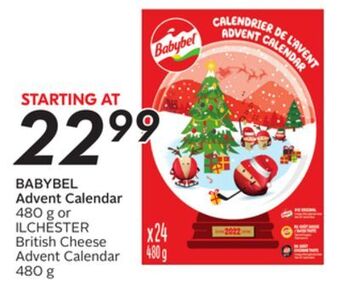 Sobeys Babybel advent calendar offer