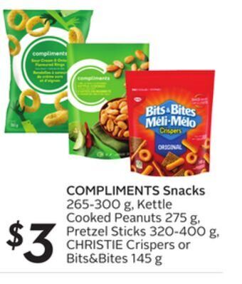 Sobeys Compliments snacks offer