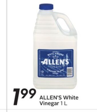 Sobeys Allen's white vinegar offer