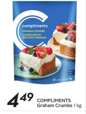 Sobeys Compliments graham crumbs offer