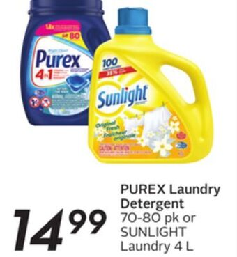 Sobeys Purex laundry detergent offer