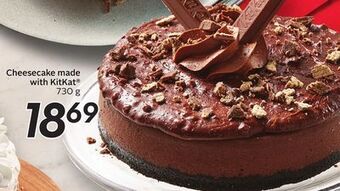 Sobeys Cheesecake made with kitkat® offer