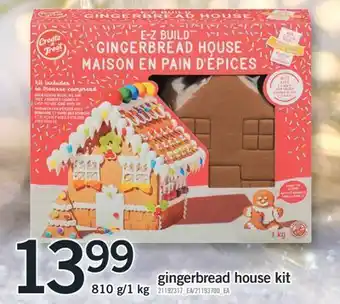 Fortinos Gingerbread house kit, 810 g/1 kg offer