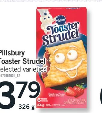 Fortinos Pillsbury toaster strudel, 326 g offer