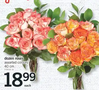 Fortinos Dozen roses, 40 cm offer