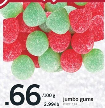 Fortinos Jumbo gums offer