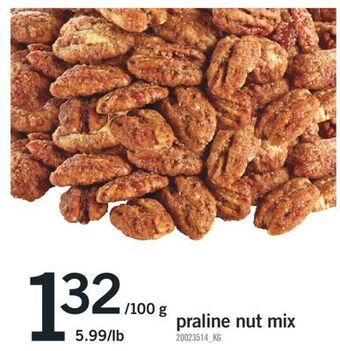 Fortinos Praline nut mix offer