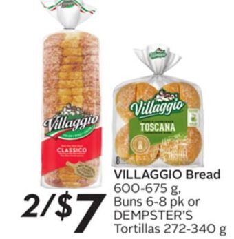 Sobeys Villaggio bread offer