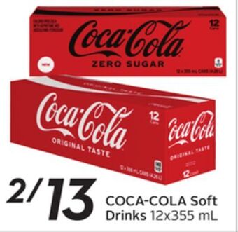 Sobeys Coca-cola soft drinks offer