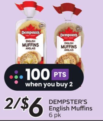 Sobeys Dempster's english muffins offer