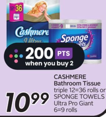 Sobeys Cashmere bathroom tissue offer