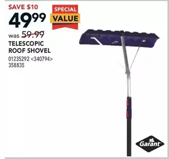 RONA Garant telescopic roof shovel offer