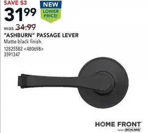 RONA Home front by schlage "ashburn" passage lever offer