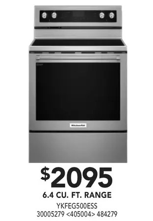RONA Kitchenaid 6.4 cu. ft. range offer