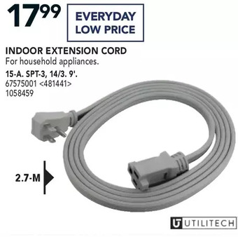 Lowe's Utilitech indoor extension cord offer