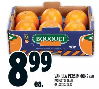 Metro Vanilla persimmons offer