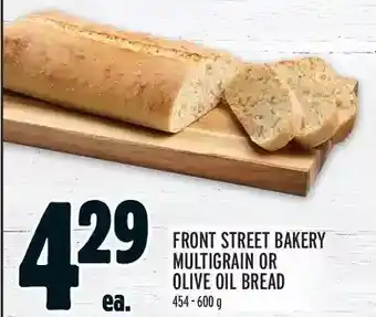 Metro Front street bakery multigrain or olive oil bread offer