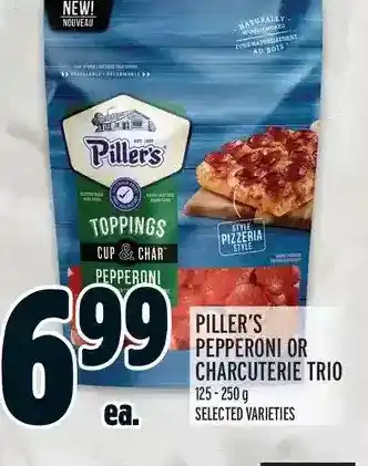 Metro Piller's pepperoni or charcuterie trio offer