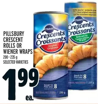 Metro Pillsbury crescent rolls or wiener wraps offer