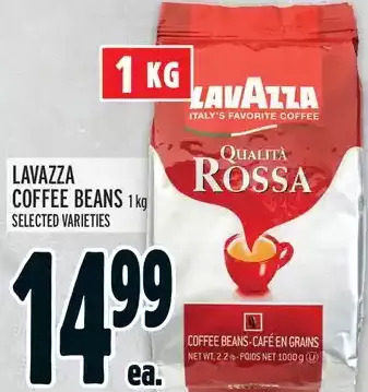 Metro Lavazza coffee beans offer