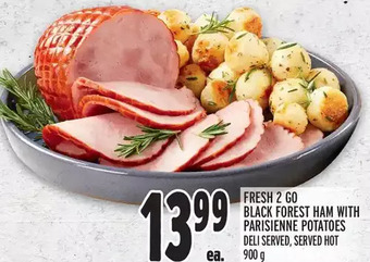Metro Fresh 2 go black forest ham with parisienne potatoes offer