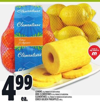 Metro Lemons offer