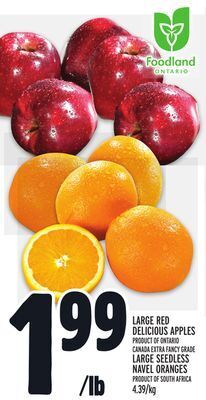 Metro Large red delicious apples offer