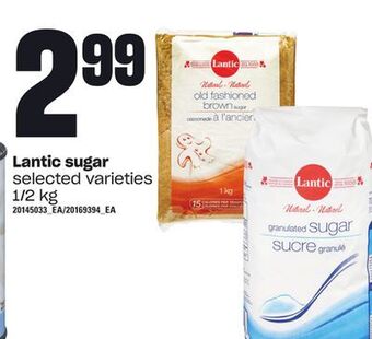 Loblaws Lantic sugar, 1/2 kg offer