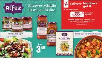 Loblaws Tahini paste, 160 g, couscous, 200 g, marinade, 157 ml or sauce, 400 ml offer