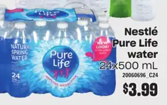 Loblaws Nestlé pure life waterwater, 24x500 ml offer