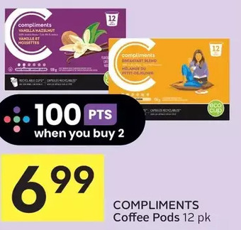 Foodland Compliments coffee pods offer