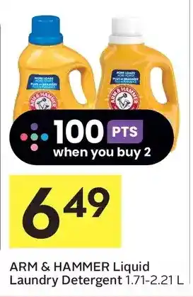 Foodland Arm & hammer liquid laundry detergent offer