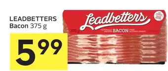 Foodland Leadbetters bacon offer