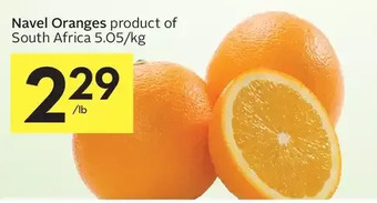 Foodland Navel oranges offer