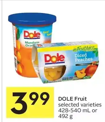 Foodland Dole fruit offer