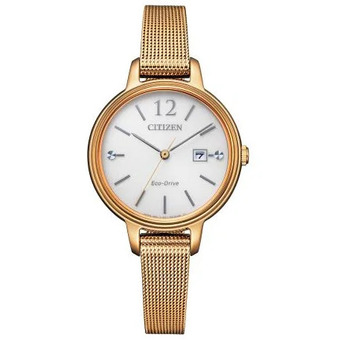 Charm Diamond Citizen woman's classic eco-drive stainless steel watch offer