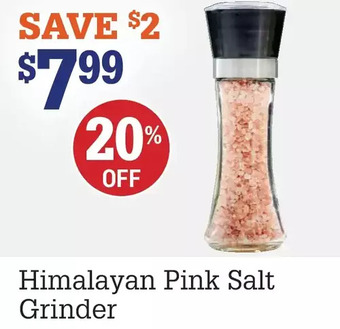 M & M Food Market Himalayan pink salt grinder offer