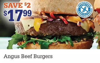 M & M Food Market Angus beef burgers offer