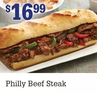 M & M Food Market Philly beef steak offer