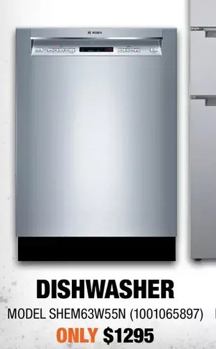 Home Depot Bosch dishwasher offer