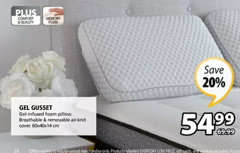 JYSK Gel gusset offer