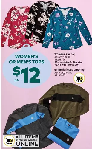Giant Tiger Women's knit top offer