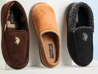 Giant Tiger Men's slippers offer