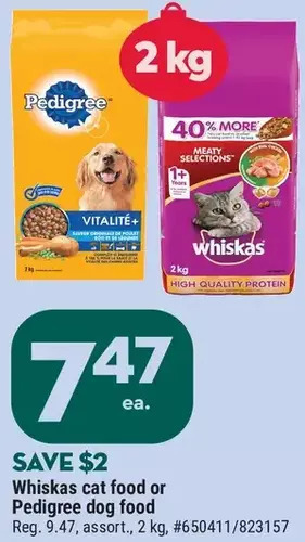 Giant Tiger Whiskas cat food offer