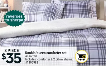 Giant Tiger Double/queen comforter set offer