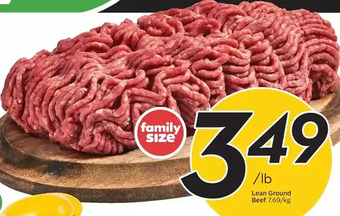 Sobeys Lean ground beef offer