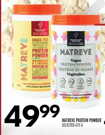 Sobeys Natreve protein powder offer
