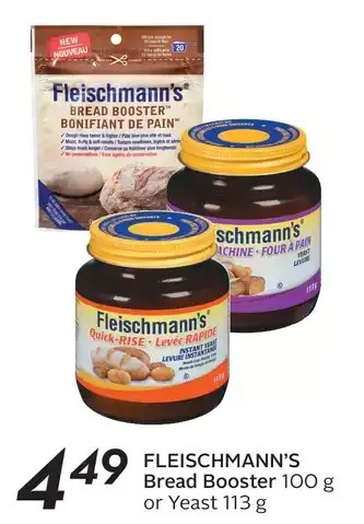 Sobeys Fleischmann's bread booster or yeast offer