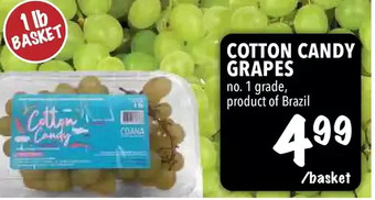 Farm Boy Cotton candy grapes offer