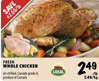 Farm Boy Fresh whole chicken offer